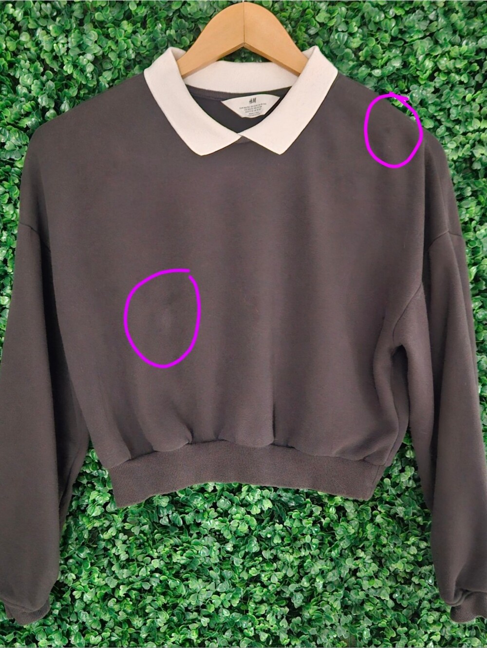 H&M Girls Collared Sweatshirt - Picture 6 of 6